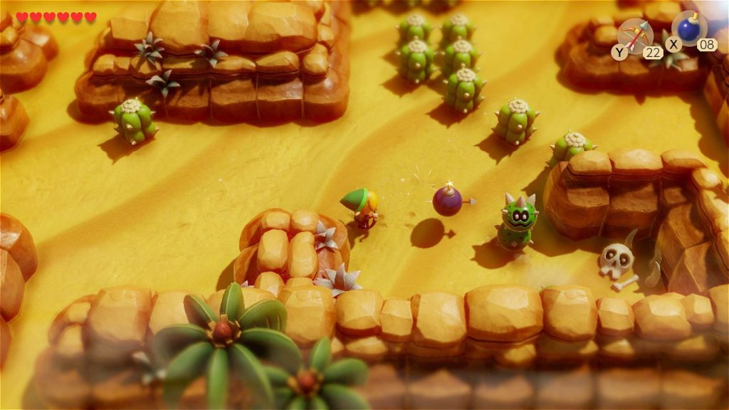 Gameplay from Link's Aakening Remake
